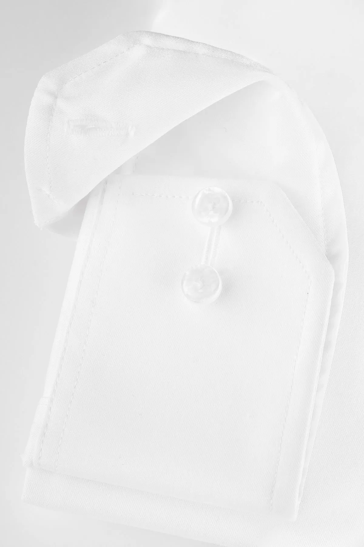 White non iron regular fit shirt