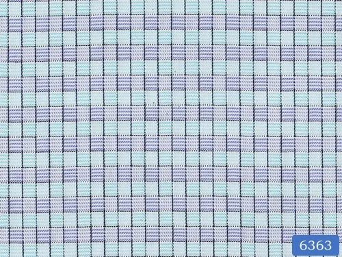 White with Blue Cube Print Shirt
