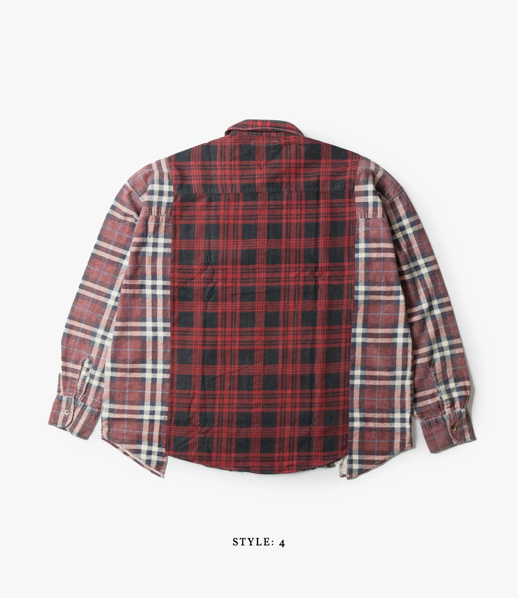 Wide Flannel Ribbon Shirt