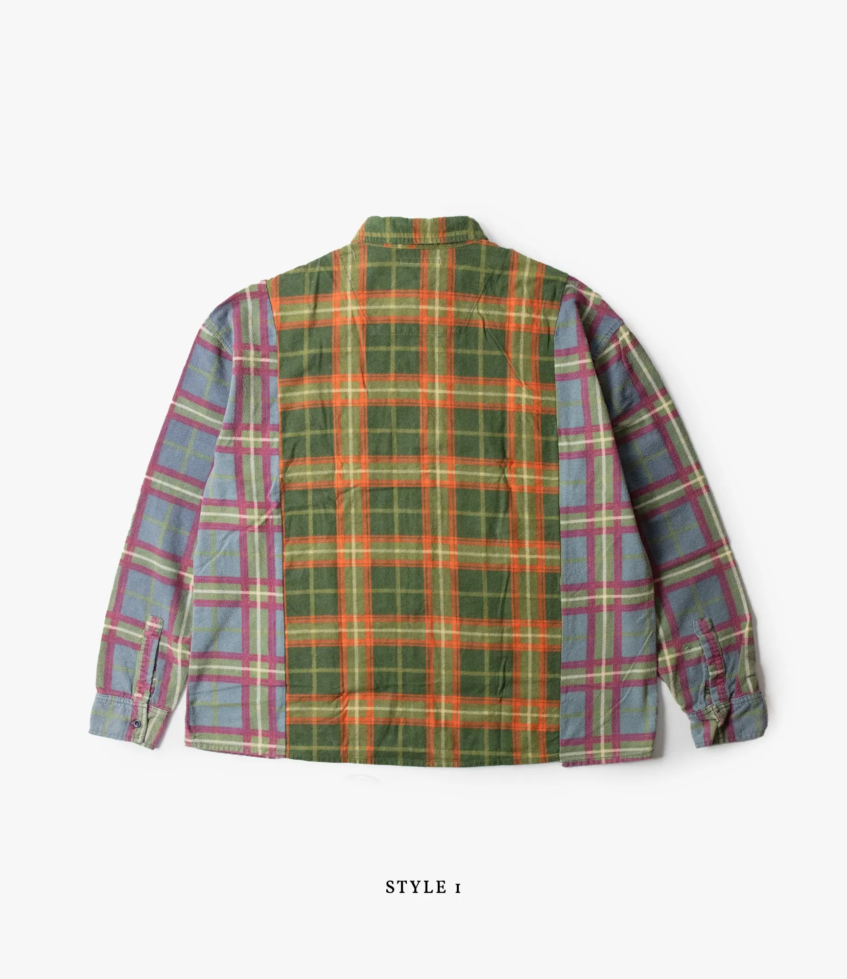 Wide Flannel Ribbon Shirt