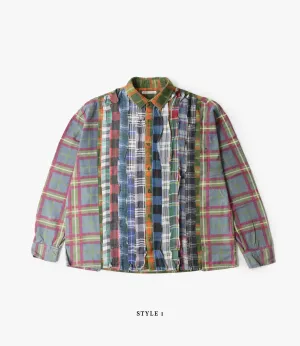 Wide Flannel Ribbon Shirt