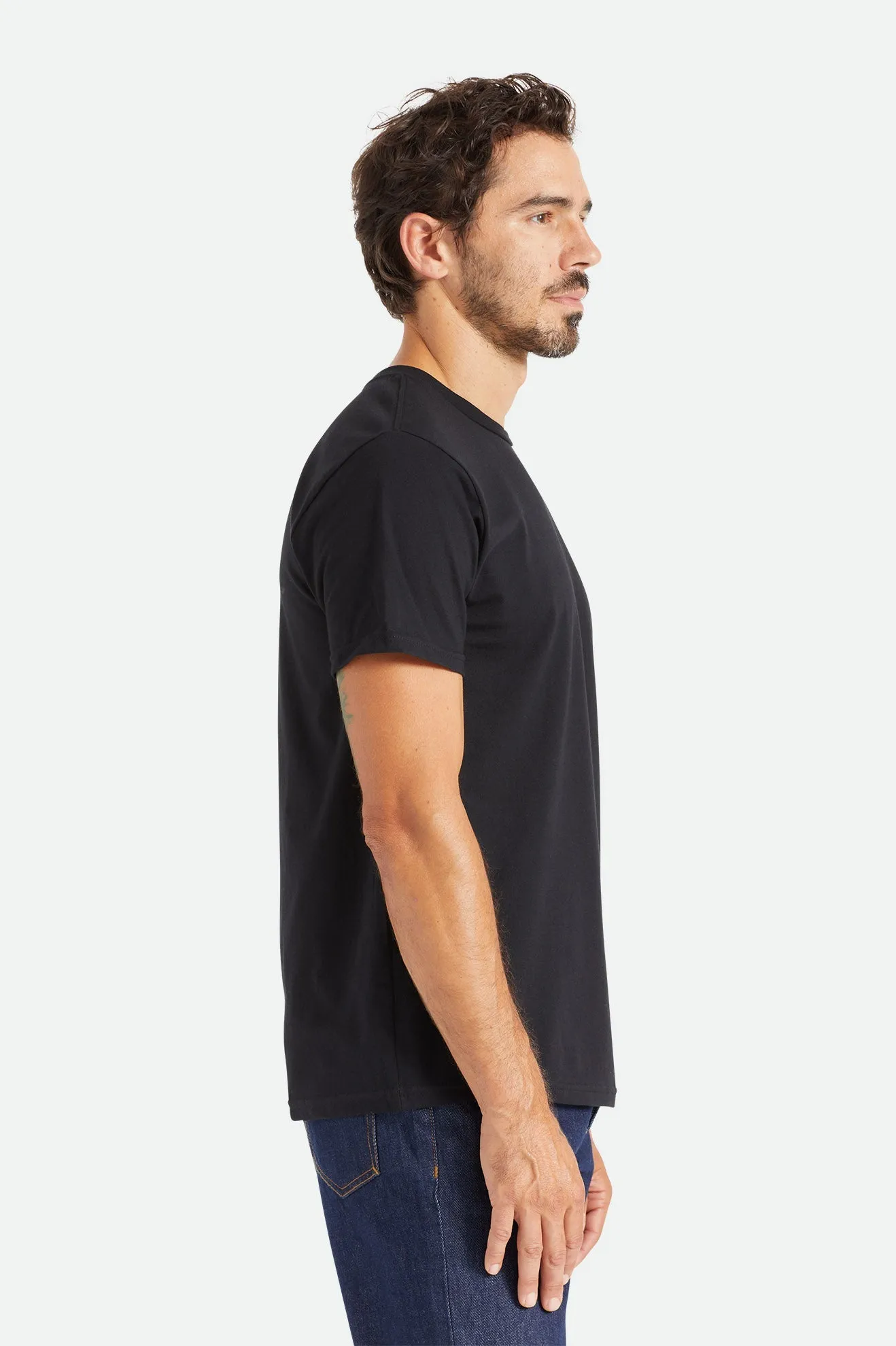 Willie Nelson Whiskey River S/S Tailored Tee - Black