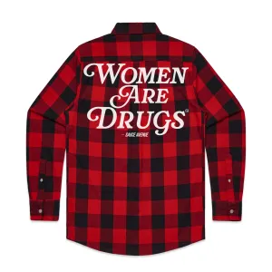 Women Are Drugs (WH) | Red Flannel Shirt
