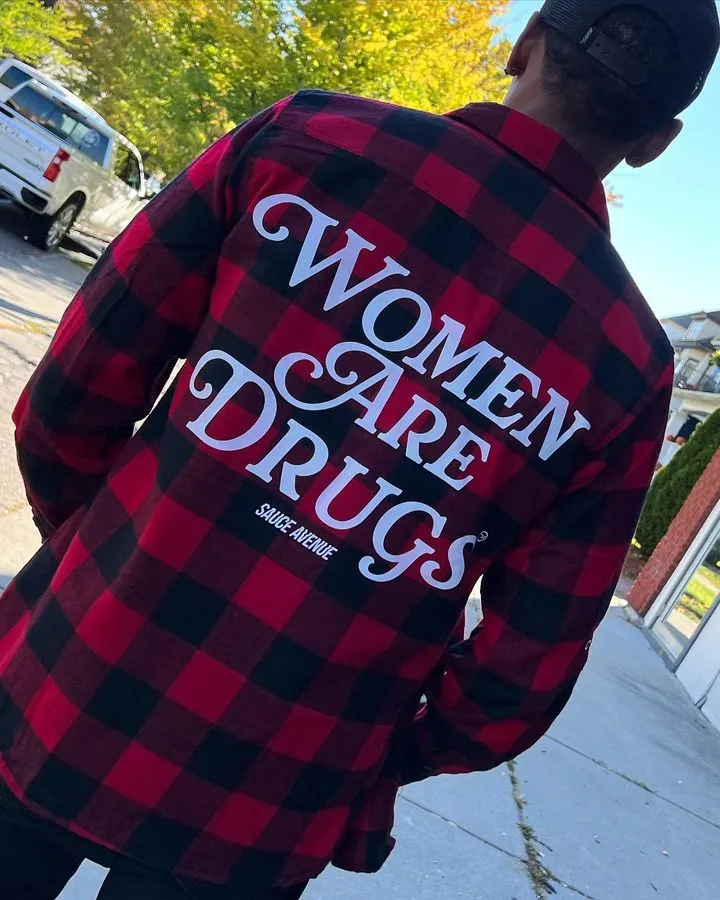Women Are Drugs (WH) | Red Flannel Shirt