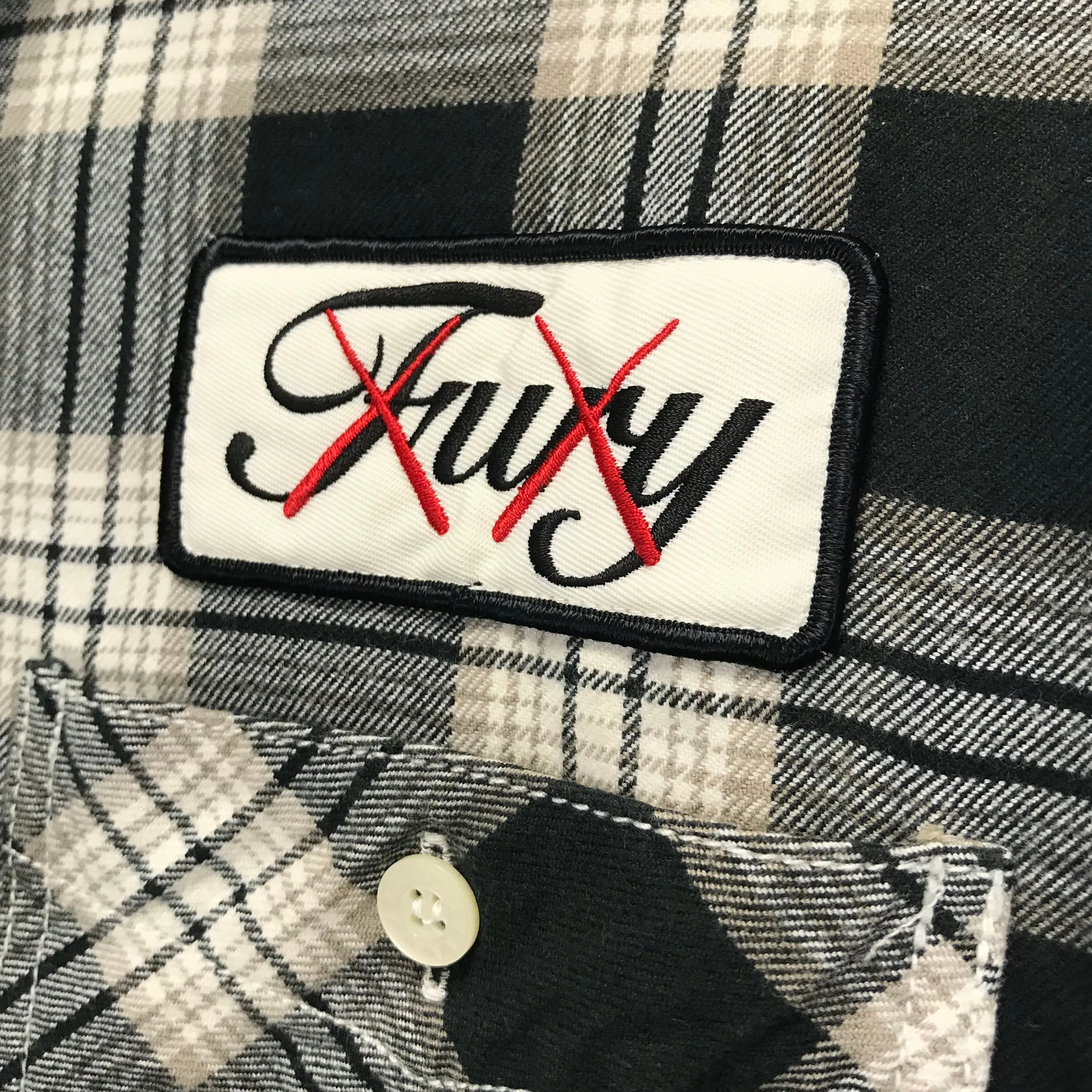 [XL] Neighborhood x Original Fake ( Kaws ) SS09 Logger Flannel L/S Shirt