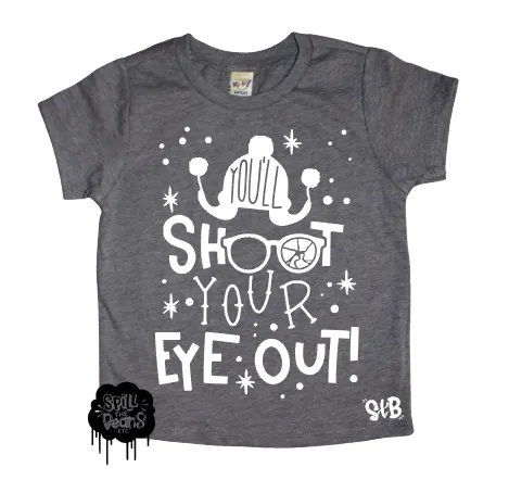 You’ll shoot your eye out Kids Christmas Tee