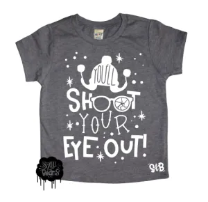 You’ll shoot your eye out Kids Christmas Tee