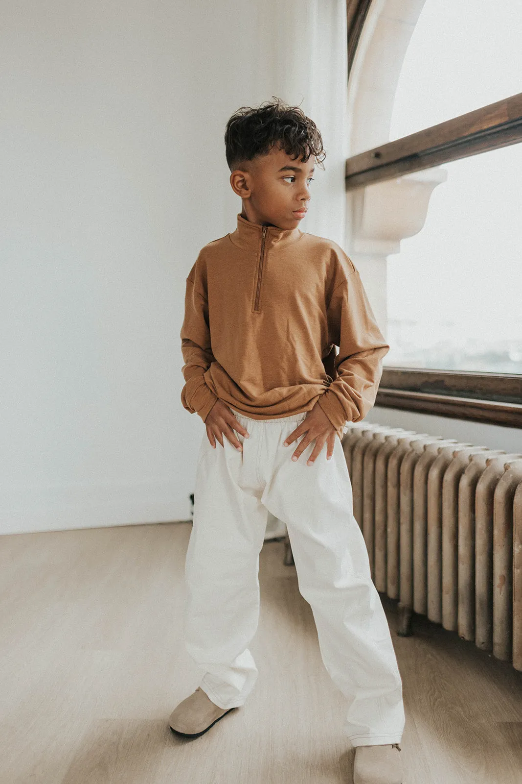 Youth Twill Barrel Pants