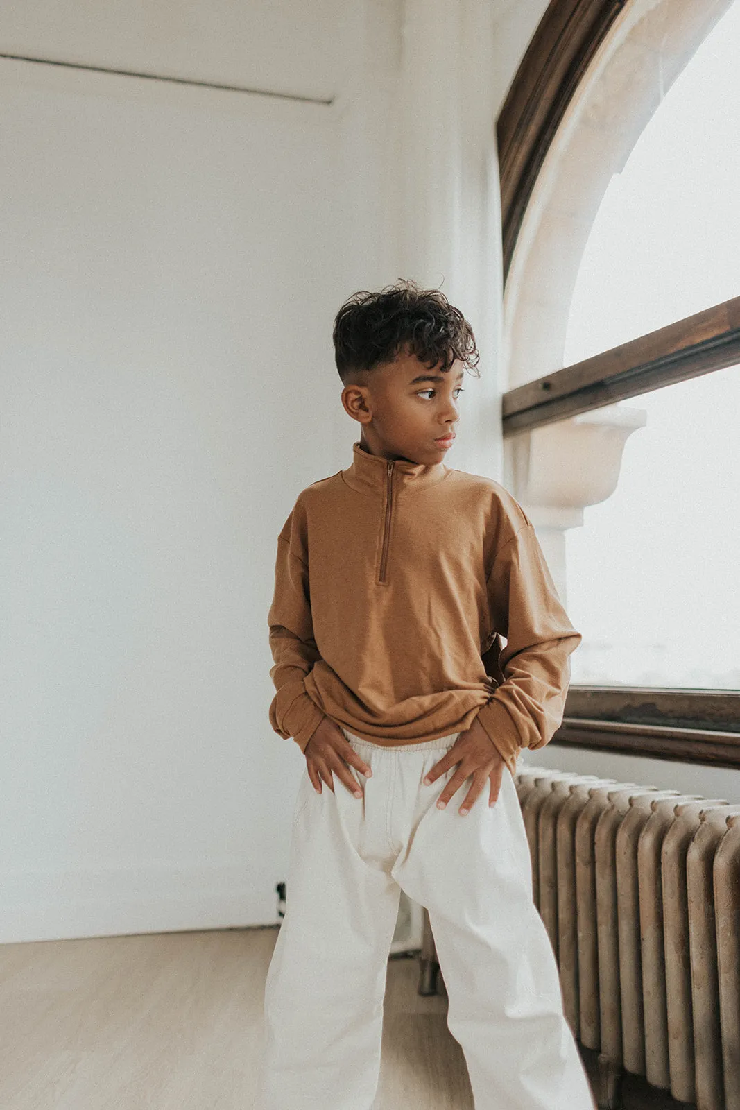 Youth Twill Barrel Pants