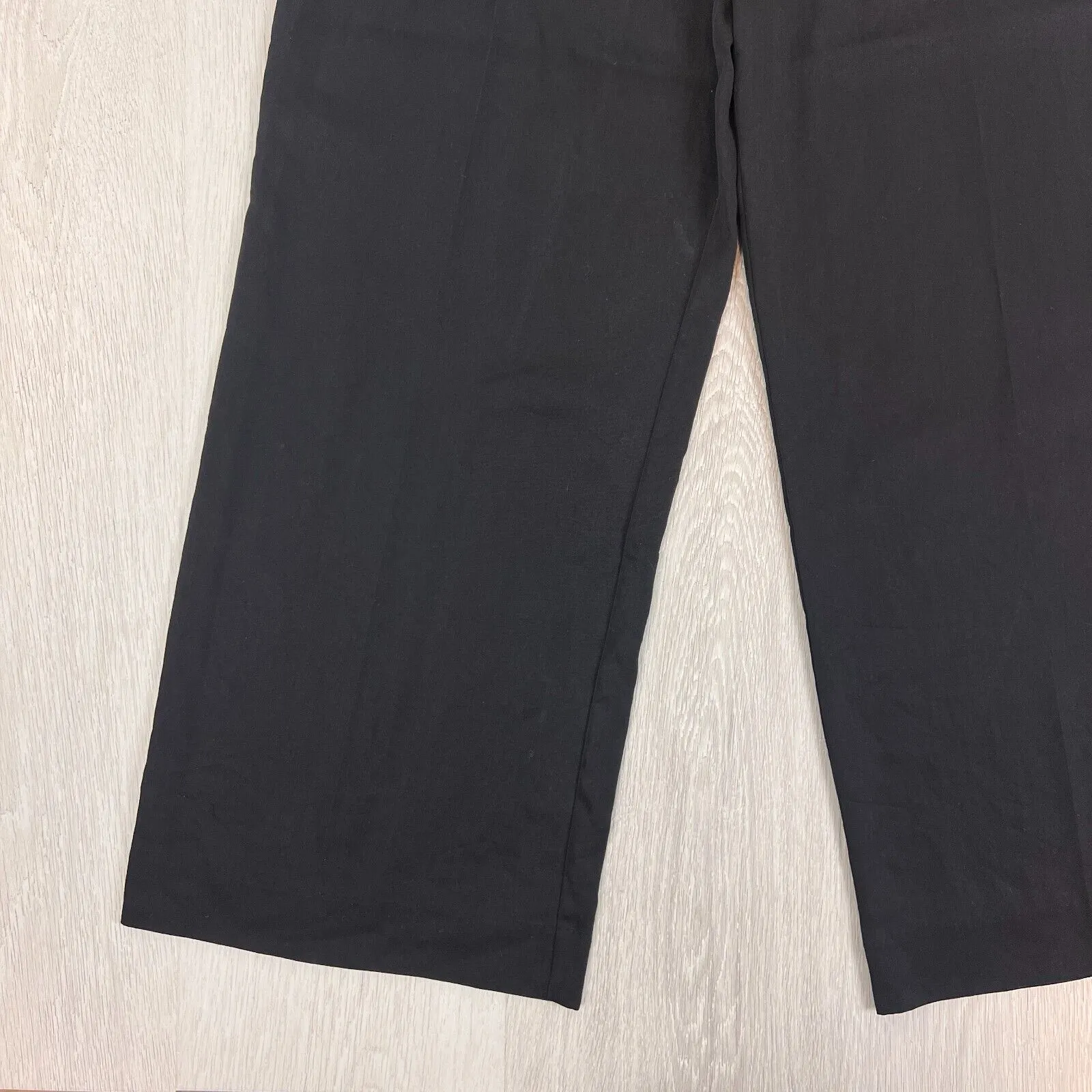 Zara Womens Black Wide-Leg Dress Pants Size Small