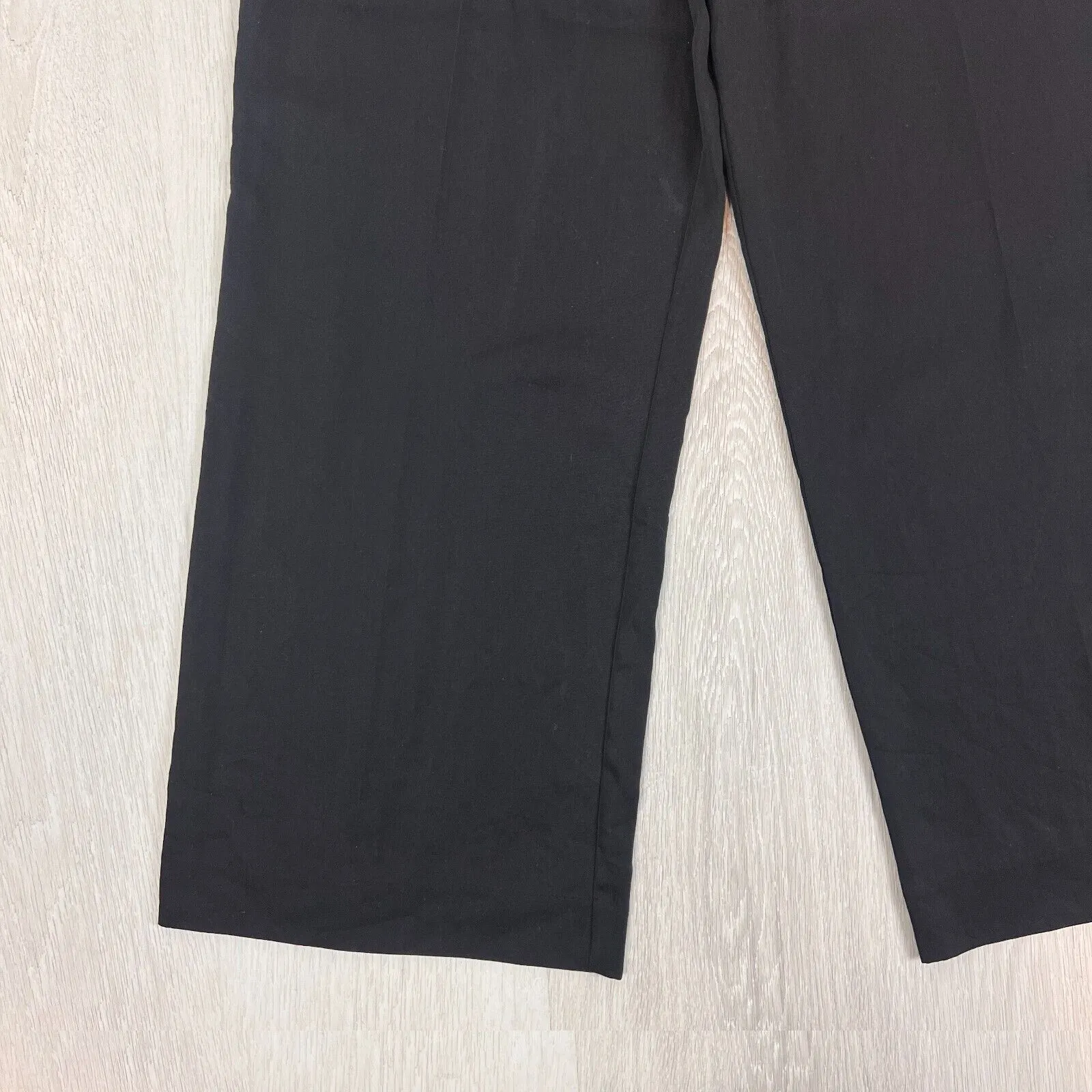 Zara Womens Black Wide-Leg Dress Pants Size Small