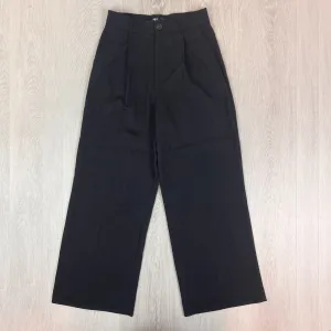 Zara Womens Black Wide-Leg Dress Pants Size Small